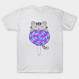 Shiny lollipop cat T-Shirt